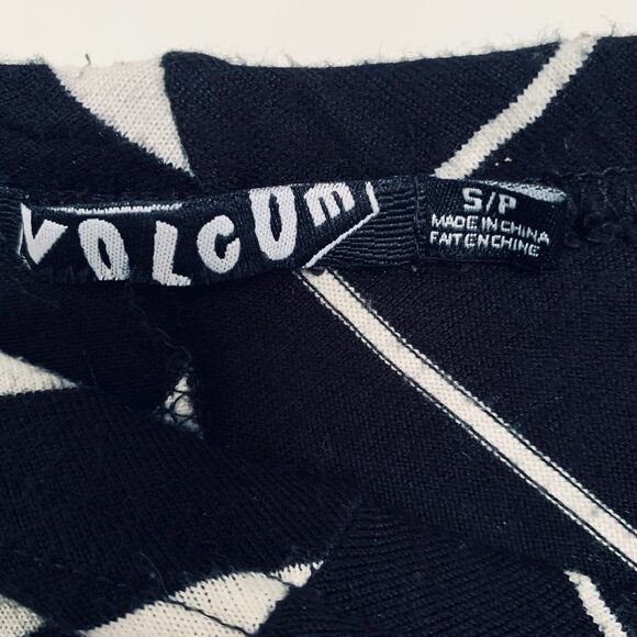 Volcom Women's Black & White Stripe Full Length Maxi Skirt | Size: S - Picture 4 of 7